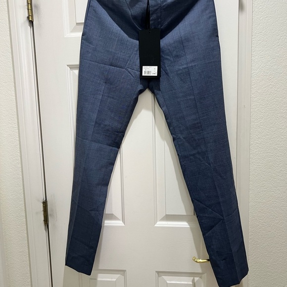 The Kooples Fitted Wool Blue Suit pants Size 46 FR/ 30 US Small NWT - Picture 4 of 12